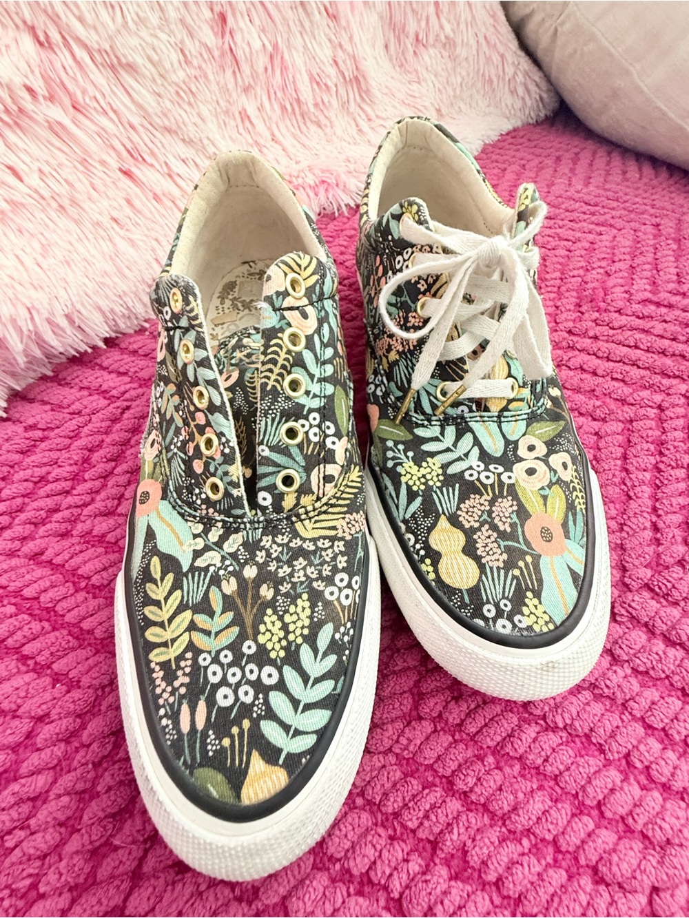Keds X "Lordeus Floral Anchor Lively Collection sold out canvas w7 new